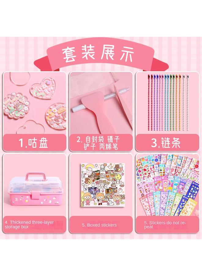 Bluejw Cream Gel Goo Card Suit Gula Card Sticker Material Diy Manual Card Account Goo Ka Deluxe Edition Puzzle - Image 4