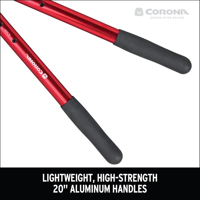 Corona AL 8350 MAX Forged ClassicCUT Bypass Loppers, 22 Inch, Red - Image 3