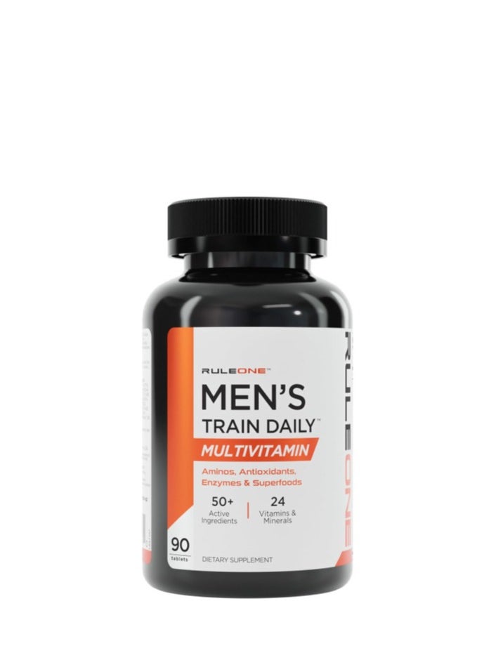 RULE ONE - RULEONE MEN'S TRAIN DAILY MULTIVITAMIN 90 TABLETS - Image 1