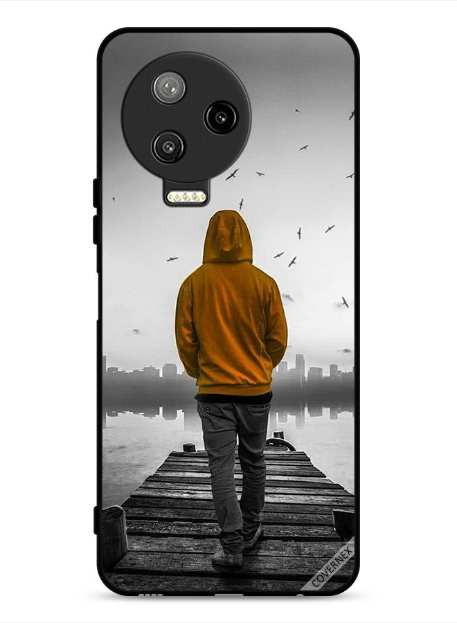 Covernex Infinix Note 12 Pro 4G Protective Case Cover Sad Boy Walking - Image 1