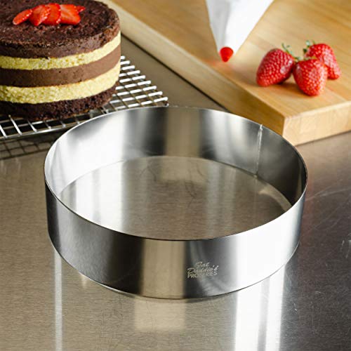 Fat Daddio's SSRD-8020 Stainless Steel Round Cake & Pastry Ring, 8 x 2 inch - Image 2