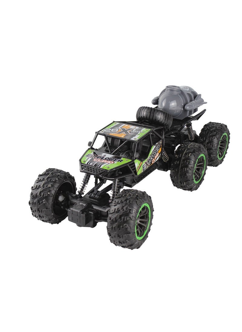 MIXDE 6WD Off Road Remote Control Car,Climbing Car With Spray Effects,Monster Truck Toy Gift For Kids  - Image 1