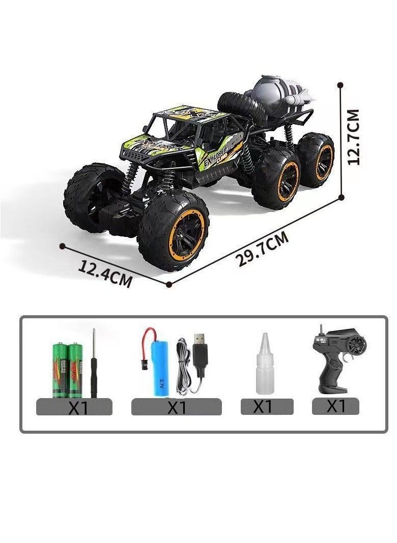 MIXDE 6WD Off Road Remote Control Car,Climbing Car With Spray Effects,Monster Truck Toy Gift For Kids  - Image 3