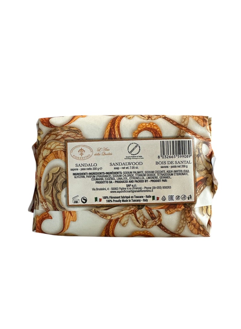 SAPONIFICIO ARTIGIANALE FIORENTINO Sandalwood Soap (200g) - Image 3