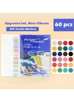 Generic Acrylic marker 60 pcs colours  - Image 2