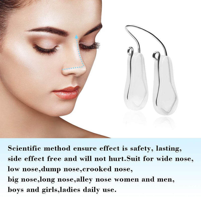 FERNIDA Silicone Nose Shaper Lifter Nose Uplifting Magic Clip Nose Bridge Straightener Corrector Slimmer for Wide Noses - Image 4