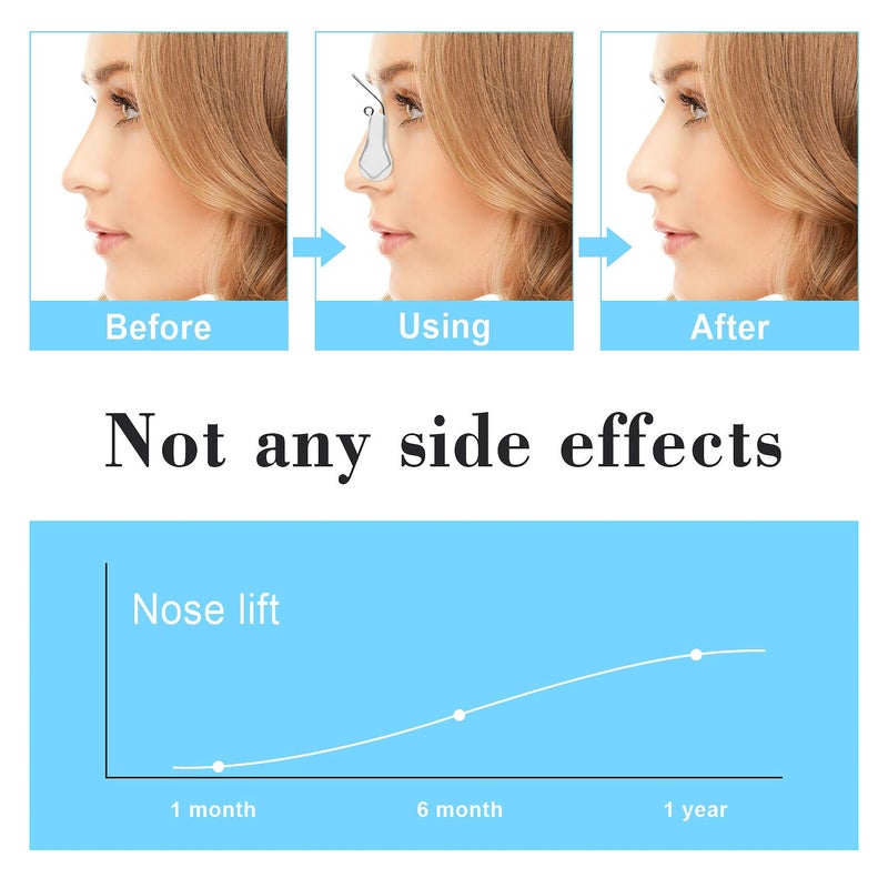 FERNIDA Silicone Nose Shaper Lifter Nose Uplifting Magic Clip Nose Bridge Straightener Corrector Slimmer for Wide Noses - Image 2