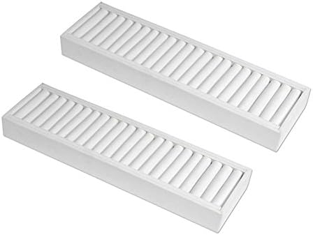 JewelrySupply Bangle Bracelet and Ring Jewelry Display Tray 21 Slots White Pack of 2