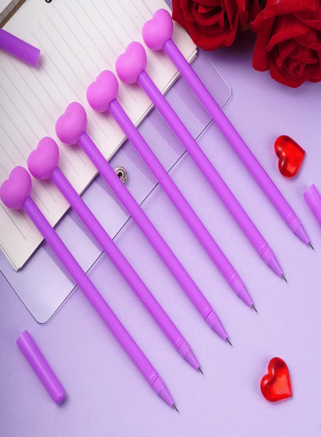 jiebor 30Pcs Valentines Day Pens Heart Shaped Gel Pens Novelty Pens Black Ink Bulk Valentines Day Gifts for Nurses Women Adults Teacher Classroom Office School Supplies (Red) - Image 5