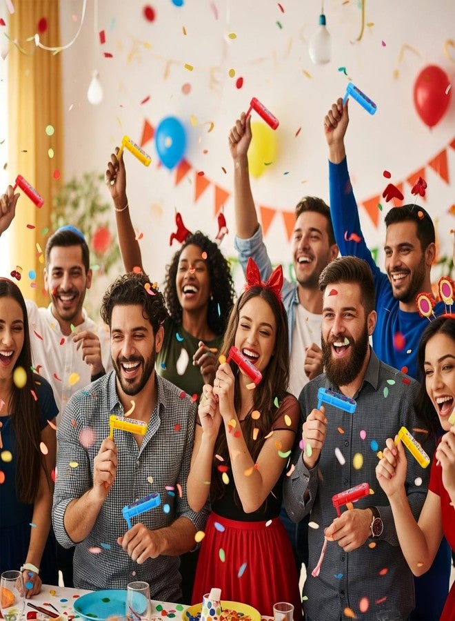 Lukmaa 16 Pcs Traditional Purim Gragger Novelty Purim Gragger Noisemaker Metallic Noisemaker Holiday Noise Makers for New Years Celebration Supply(Cute) - Image 5