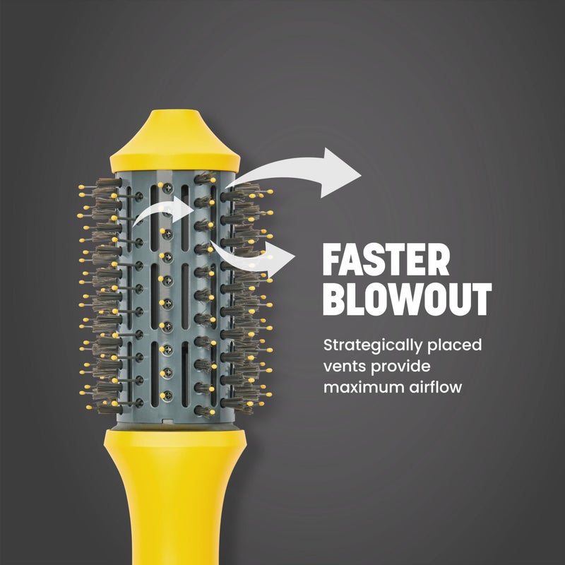 Drybar The Single Shot Round Blow-Dryer Brush â€“ Smooth, Shiny Hair with Volume and Less Frizz â€“ Salon Styling Brush for Faster Blowouts - Image 2