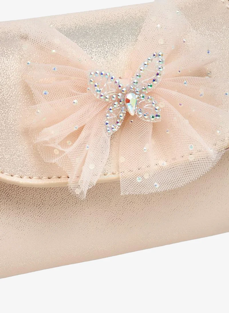 Celeste PINK Handbag with Embellished Bow for Women | Best Price UAE