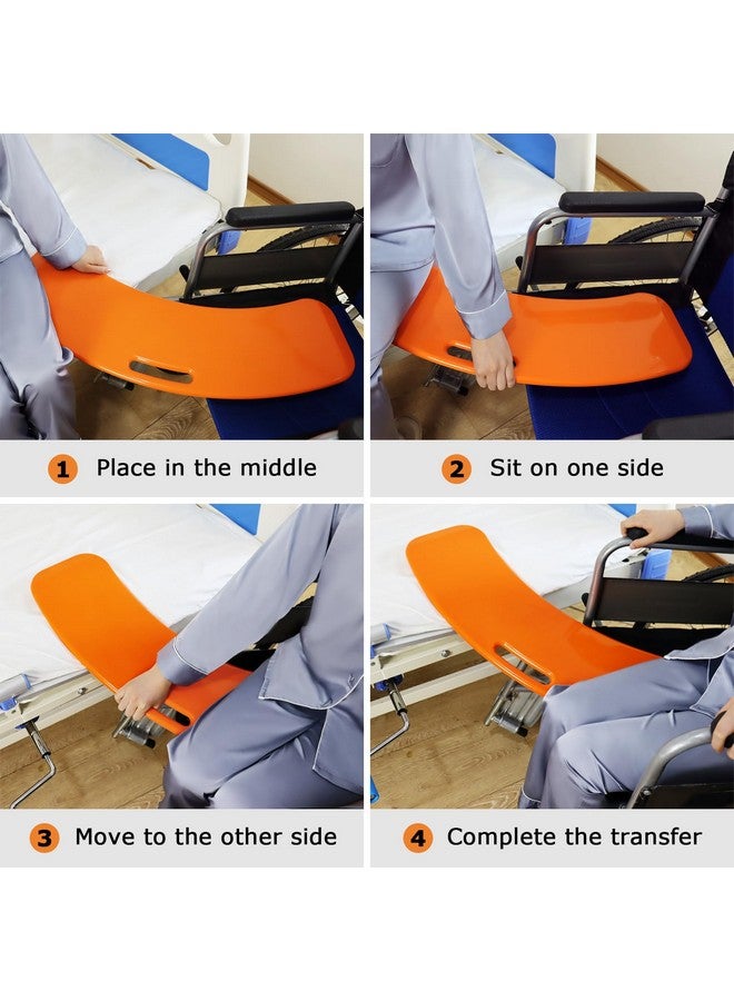 LOSCHEN LOSCHEN Slide Transfer Board, Slide Assist Device for Transferring or Seniors from Wheelchair to Bed, Toilet, Tub, Car - Slide Board with A Handle,Weight Capacity 440 lbs  - Image 3
