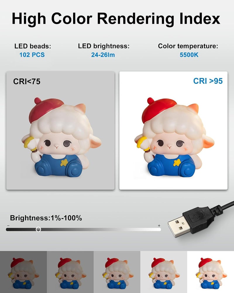 بولوز PULUZ صندوق تصوير 25x25 سم مع إضاءة LED قابلة للتعديل 112 لمبة، CRI>95، 6 خلفيات ملونة لتصوير المنتجات - Image 2