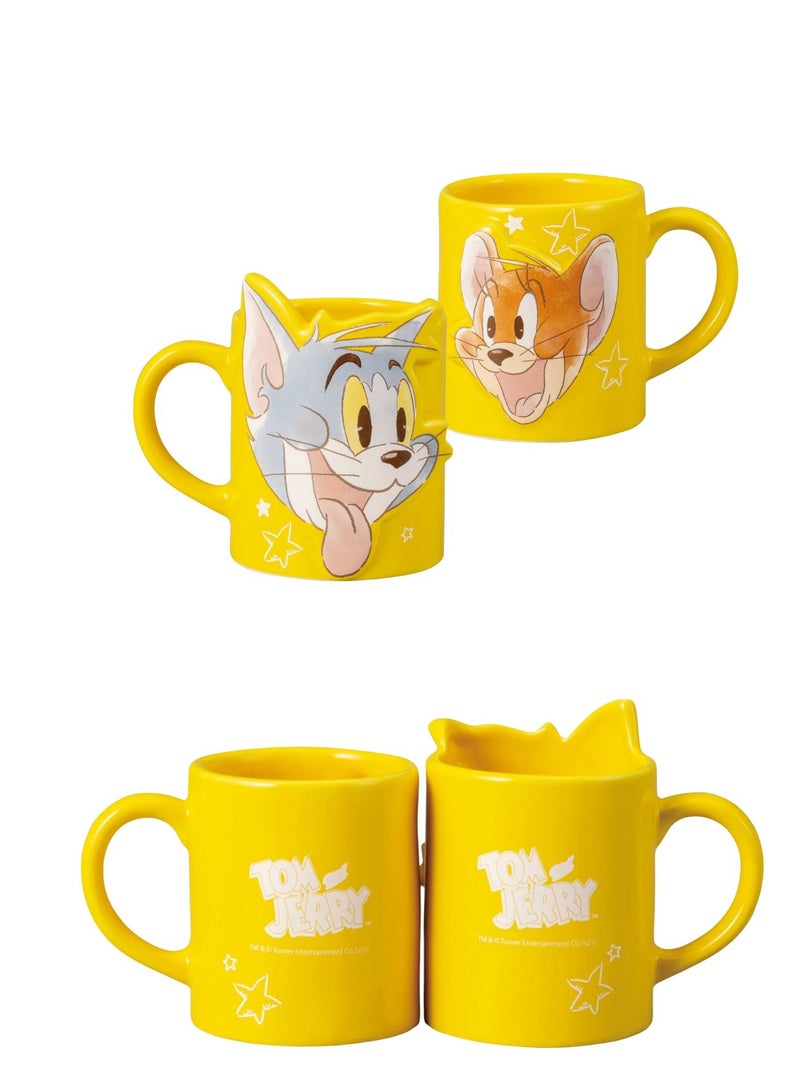 ديزني كوب قهوة سيراميك مكون من قطعتين للزوجين والطلاب والأصدقاء كوب ماء 350 مل (توم وجيري) - Image 5