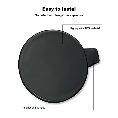 TIKSCIENCE Front Bumper Tow Hook Cover for Tesla Model Y 2017-2023 Black Tow Hook Cover Cap - Image 4