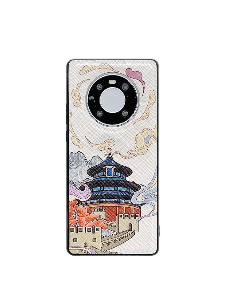 Loquat Back Cover Printed Leather Protective Mobile Phone Case for iPhone