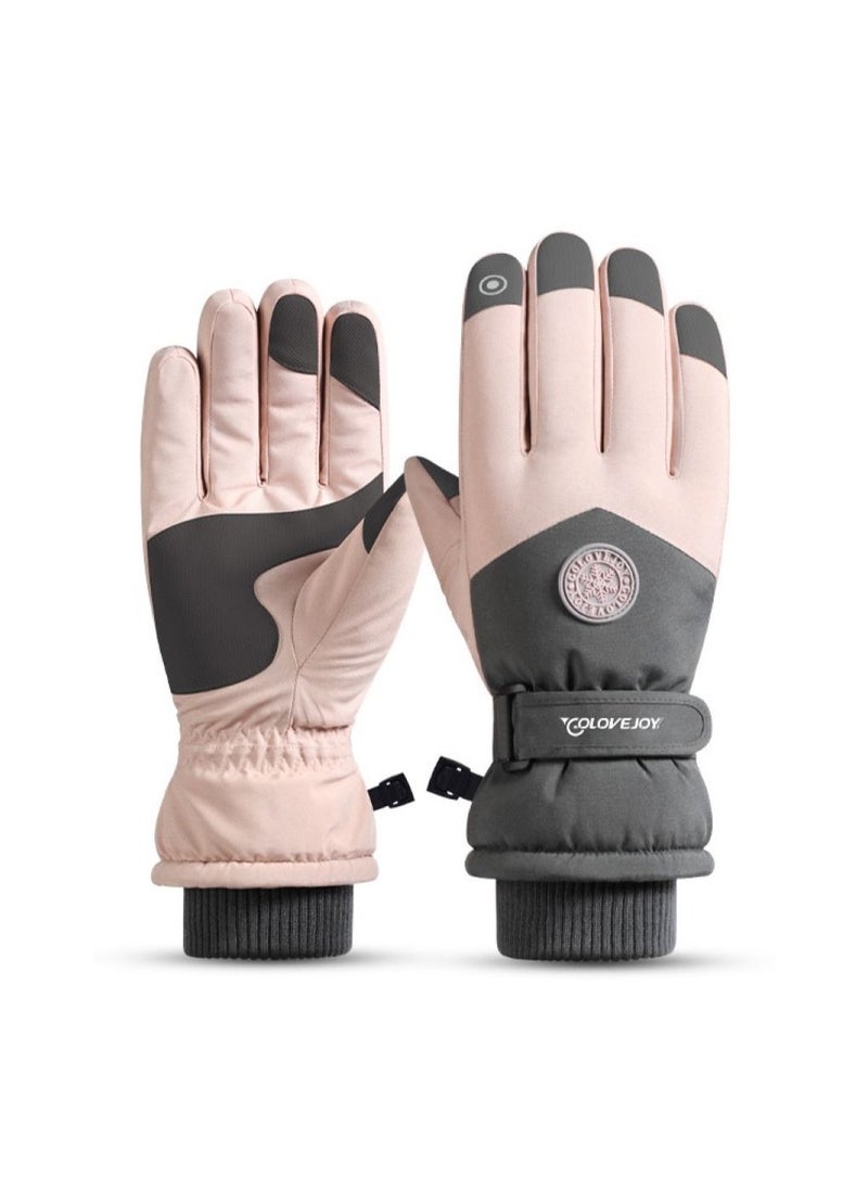 Golovejoy - Outdoor Riding Touch Screen Plush Cold Proof And Wind Proof Gloves - Image 1