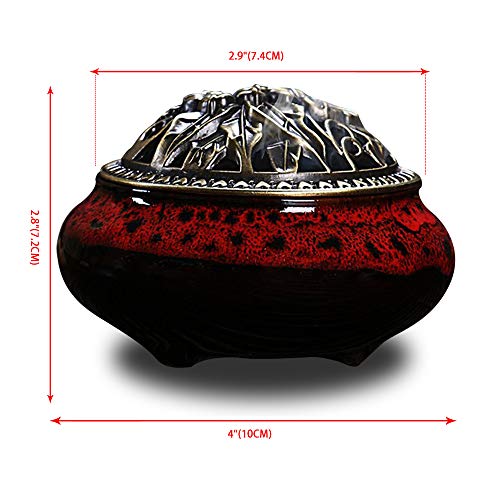 Sitong Ceramic Home Decoration Incense Sticks or Cones Burner Porcelain Incense Holder - Image 5