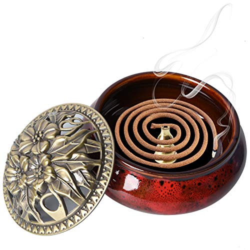Sitong Ceramic Home Decoration Incense Sticks or Cones Burner Porcelain Incense Holder - Image 2