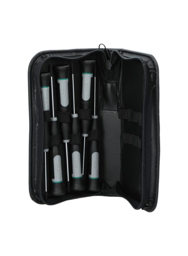 ACE 6-Piece Torx Precision Screwdriver Set Black and Grey  - Image 1