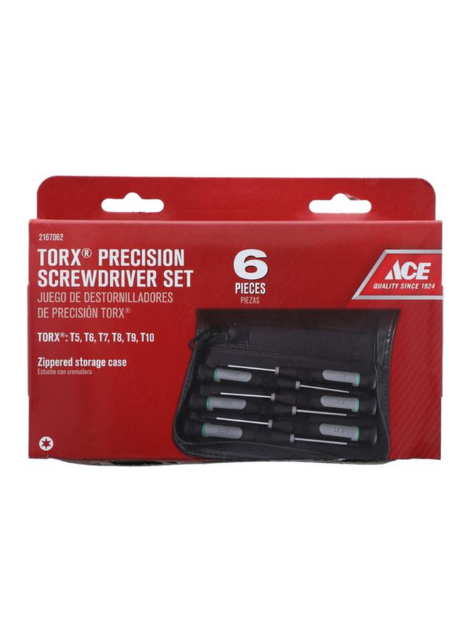 ACE 6-Piece Torx Precision Screwdriver Set Black and Grey  - Image 3