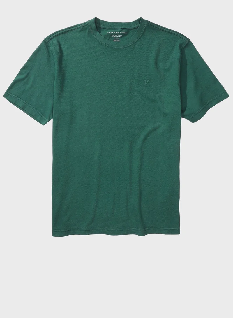 American Eagle Logo Crew Neck T-Shirt