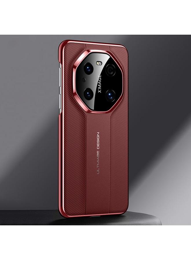 S-TOP Case For Huawei Mate 40 Pro Imitation Ultimate Design Plain Leather Phone Case - Image 1