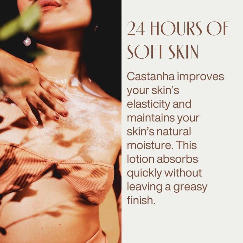 Natura - Brazil Nut Hydrating Body Lotion - Castanha Anti-Dryness - Deep Skin Hydration Moisturizer - Vegan Skin Care - Brazilian Beauty Secrets - Self Care & Body Care - 13.5 fl oz (400ml) - Image 5