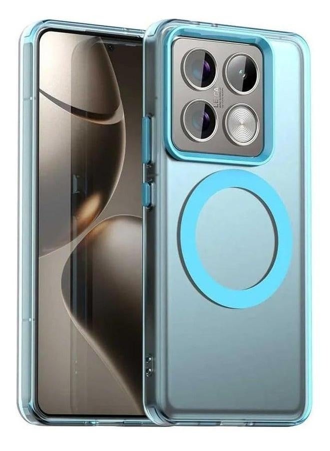Clear Case Compatible with Xiaomi 14T Pro 2024, Mag-Safe, Shockproof High-Grade Protection, Yellowing Resistant, Magnetic Classic Hybrid 