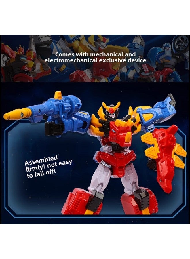 Transfiguration Fighter Ant Boy Mini Special Force Transfiguration Toy Model Mecha Mobile Robot-Color:Li Yanlong Mecha  - Image 5