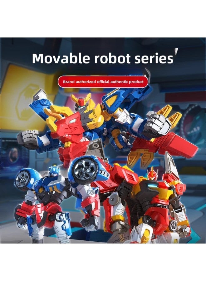 Transfiguration Fighter Ant Boy Mini Special Force Transfiguration Toy Model Mecha Mobile Robot-Color:Li Yanlong Mecha  - Image 2