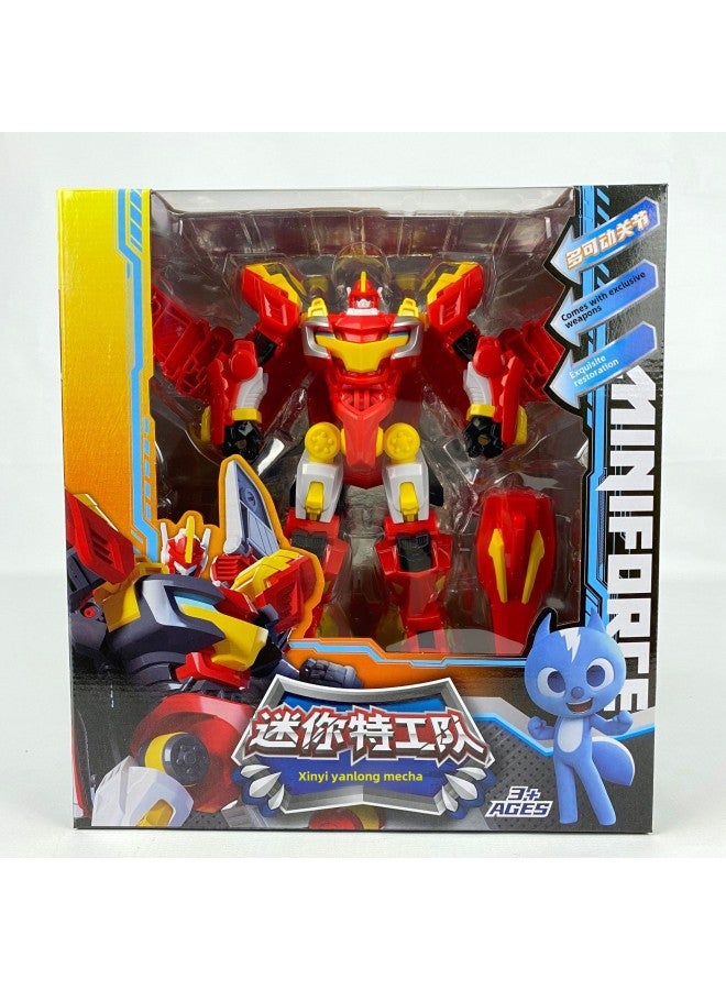 Transfiguration Fighter Ant Boy Mini Special Force Transfiguration Toy Model Mecha Mobile Robot-Color:Li Yanlong Mecha  - Image 1