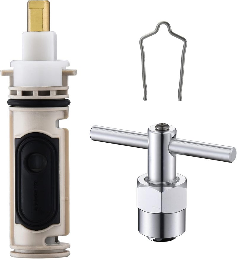 Tearel Store 1222 Shower Cartridge with 104421 Puller Removal Tool Replacement for Moen, Compatible with Moen One-Hanlde Posi-Temp Faucet - Image 4