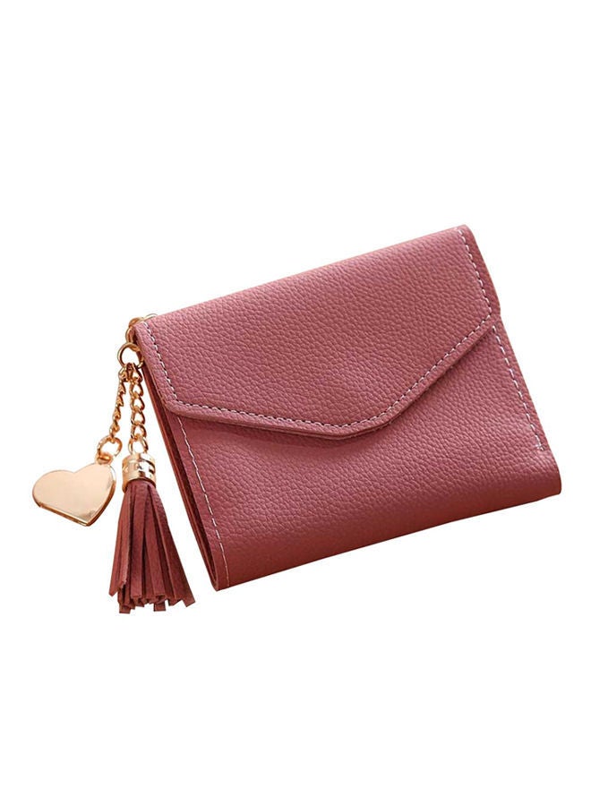 NIBEMINENT Tassel Coin Purse Pink 
