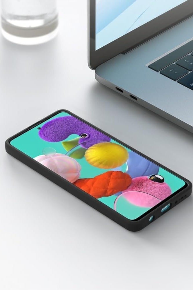 shAyzee Protective Case Cover For Samsung Galaxy A51 4G Black - Image 4