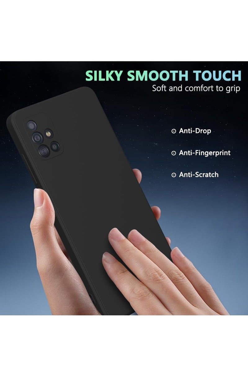 shAyzee Protective Case Cover For Samsung Galaxy A51 4G Black - Image 3