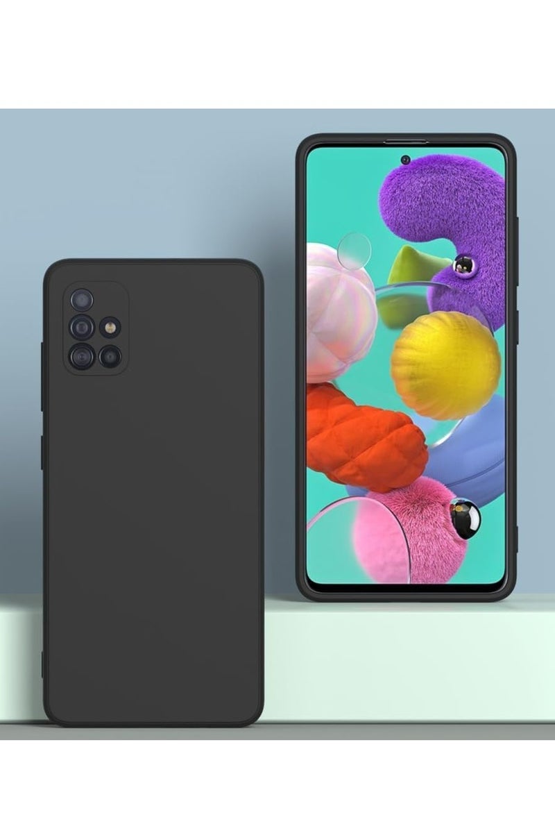 shAyzee Protective Case Cover For Samsung Galaxy A51 4G Black - Image 5