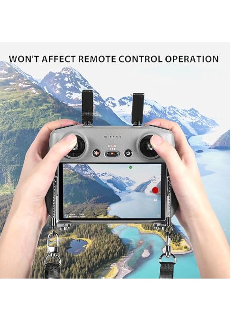 SOLARAE 2-IN-1 Balance Lanyard Metal Fixtures for DJI RC 2/RC/RC Pro Remote Mini 4 Pro, Lanyard Neck Strap, Neck Strap Metal Firmware for DJI Mini 4 Pro/Mini 3/Air 3/Mavic 3 Drone Accessories - Image 3