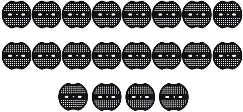 woobles 100Pcs Landscape Staples Gasket Pad Craft Garden Stakes Gasket U- Type Spikes- Anchoring Outdoor Tent Staples Stakes Pegs Round Gasket - Image 5