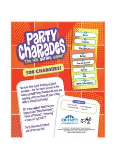 Outset Media Party Charades Outset Media The Fun Acting Party Game Team Vs Team Family Game Night Ages 10+ 2+ Teams  - Image 3