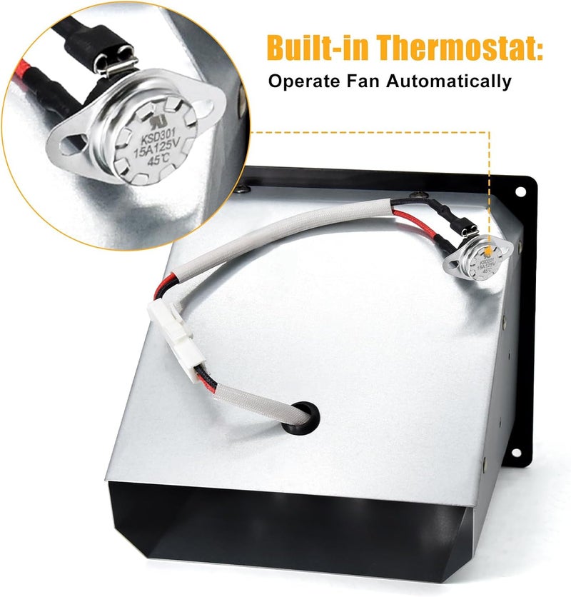 Criditpid F299201 Blower Fan Kit for M-r- Heater 20,000-30,000 BTU Vent-Free Wall Heaters (2016-Present), F299201 Vent-Free Blower Fan Kit for M-r- Heater Propane, Natural Gas 30000 BTU Heaters. - Image 4