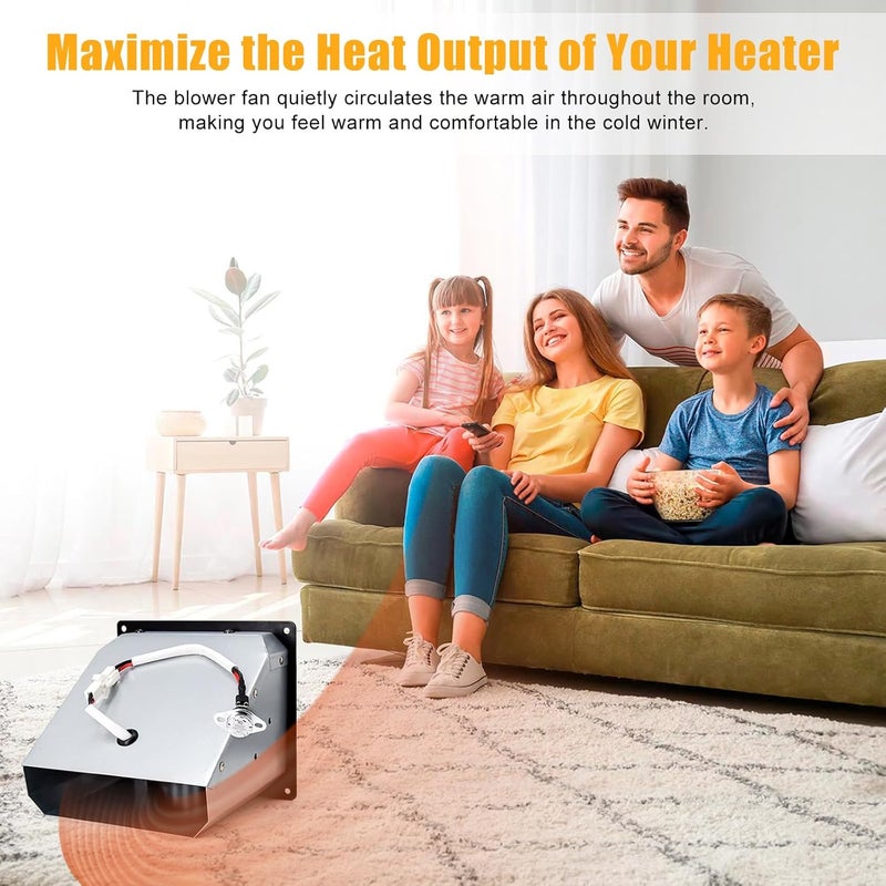 Criditpid F299201 Blower Fan Kit for M-r- Heater 20,000-30,000 BTU Vent-Free Wall Heaters (2016-Present), F299201 Vent-Free Blower Fan Kit for M-r- Heater Propane, Natural Gas 30000 BTU Heaters. - Image 5