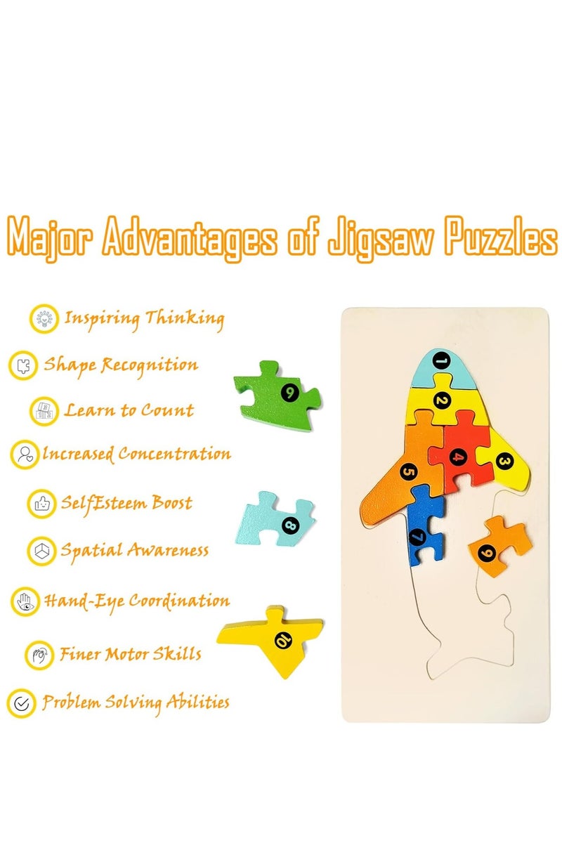 2 Pack Non-Toxic Wooden Car Puzzles – Age 3-5, Ideal Gift for Toddlers - Image 2