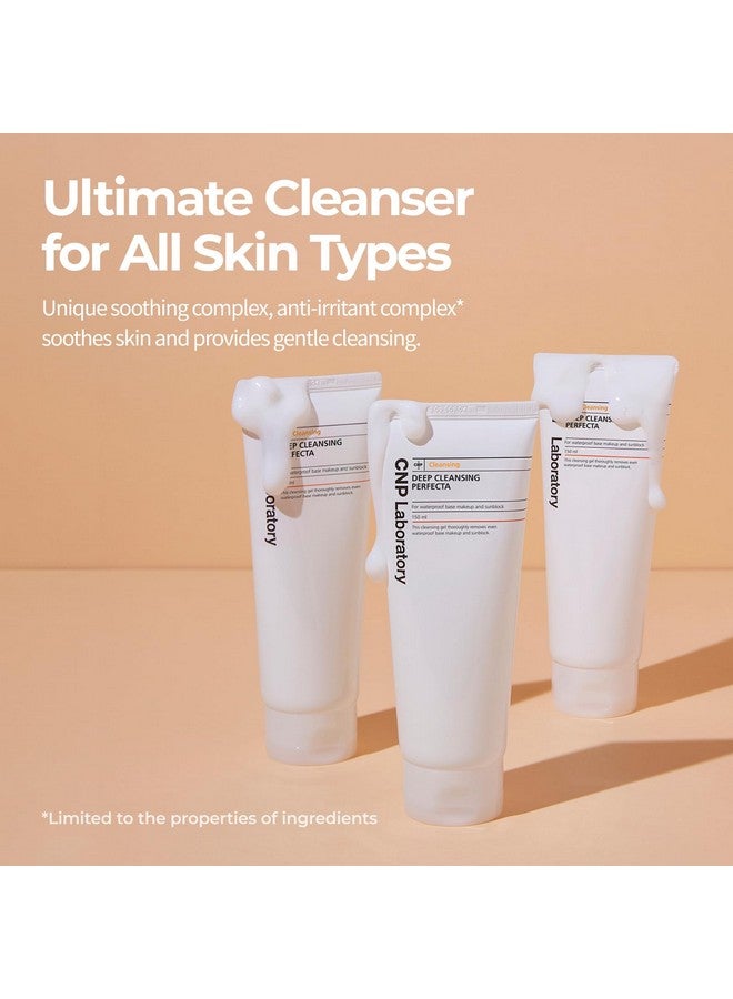 CNP Deep Cleansing Perfecta - Mineral Oil-Free Deep Cleanser for Waterproof Makeup Removal, Suitable for All Skin Types, Gifts for Women, Korean Skin Care (5.07 fl. oz) - Image 4