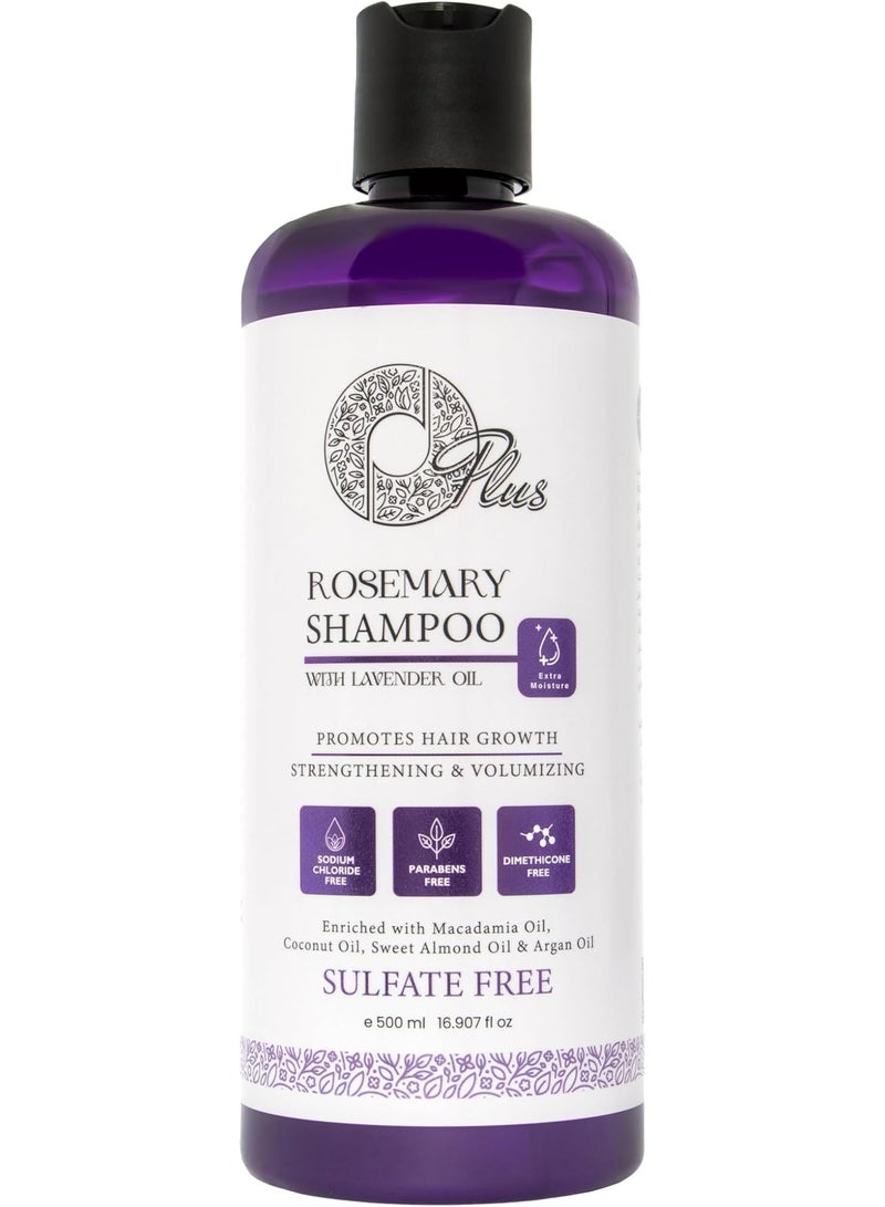 Oplus Rosemary & Lavender Hair Shampoo 500ml - Image 1