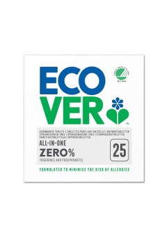 ecover Zero All In One Dishwasher Tablets 25 Pieces 500 g 