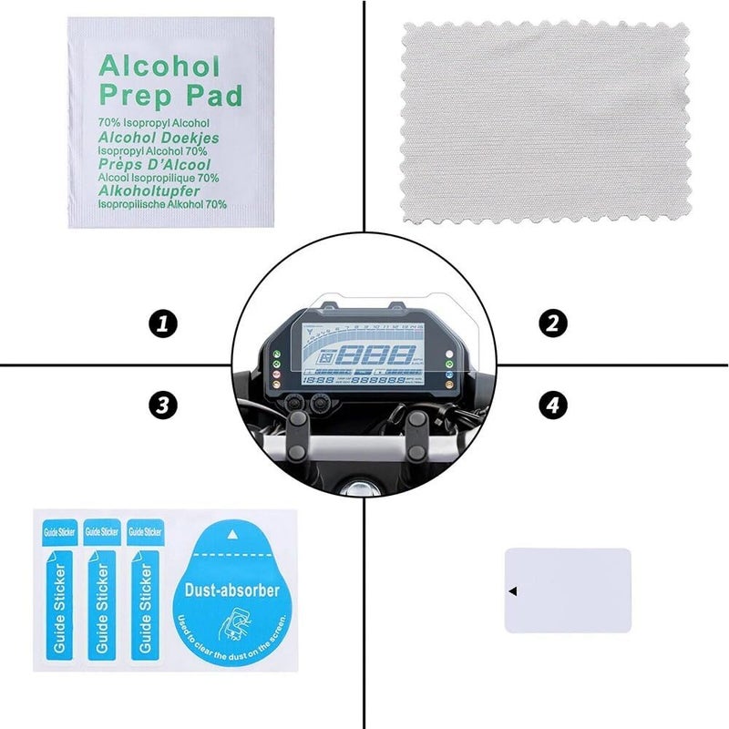 QASULER Motorcycle Dashboard Screen Protector for YZF-R15 V4 - Image 5