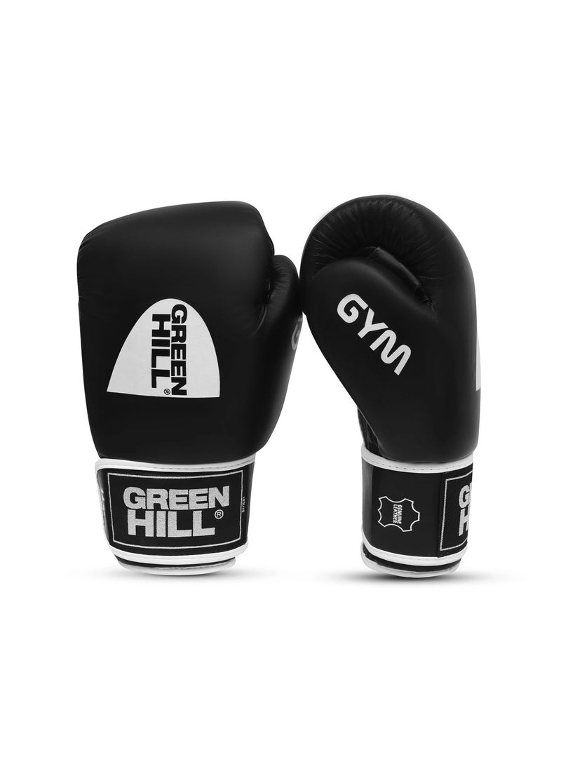 GREEN HILL Boxing Gloves Men & Women Pure Leather Kickboxing Gloves Title Boxing Fight Gloves Punching Bag Sparring Gloves MMA, Muay Thai, Green Hill 