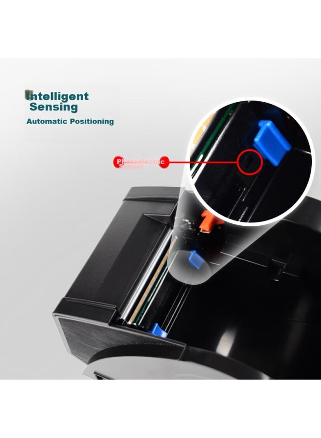 Gprinter Gp3120tuc Thermal Label Printer, Barcode Sticker Printer, Sample Label Paper Printer, Receipt Printer, Bubble Tea Shop, Supermarket, Retail Label Printer, Barcode Machine - Image 3